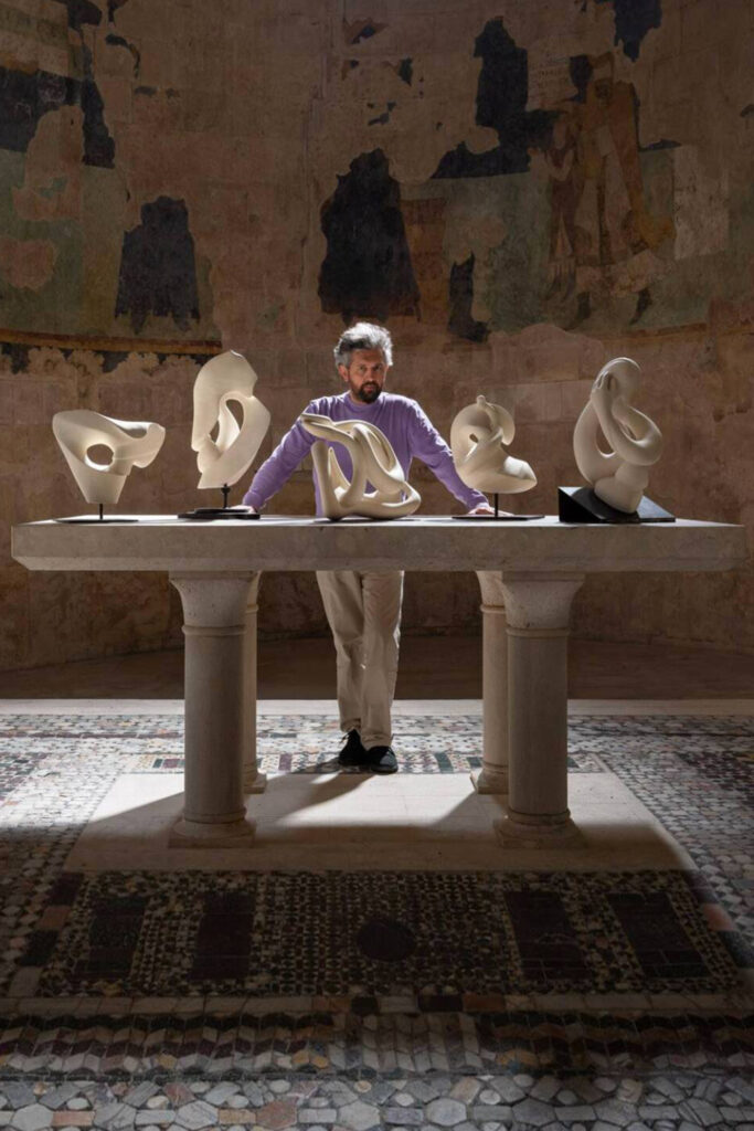 Scultura pietra Armando di nunzio 2023 1